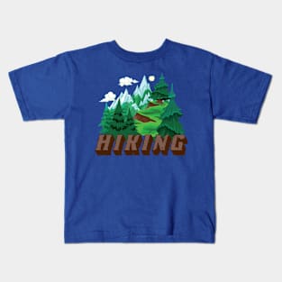 Hiking - Cool Hiker Design Kids T-Shirt